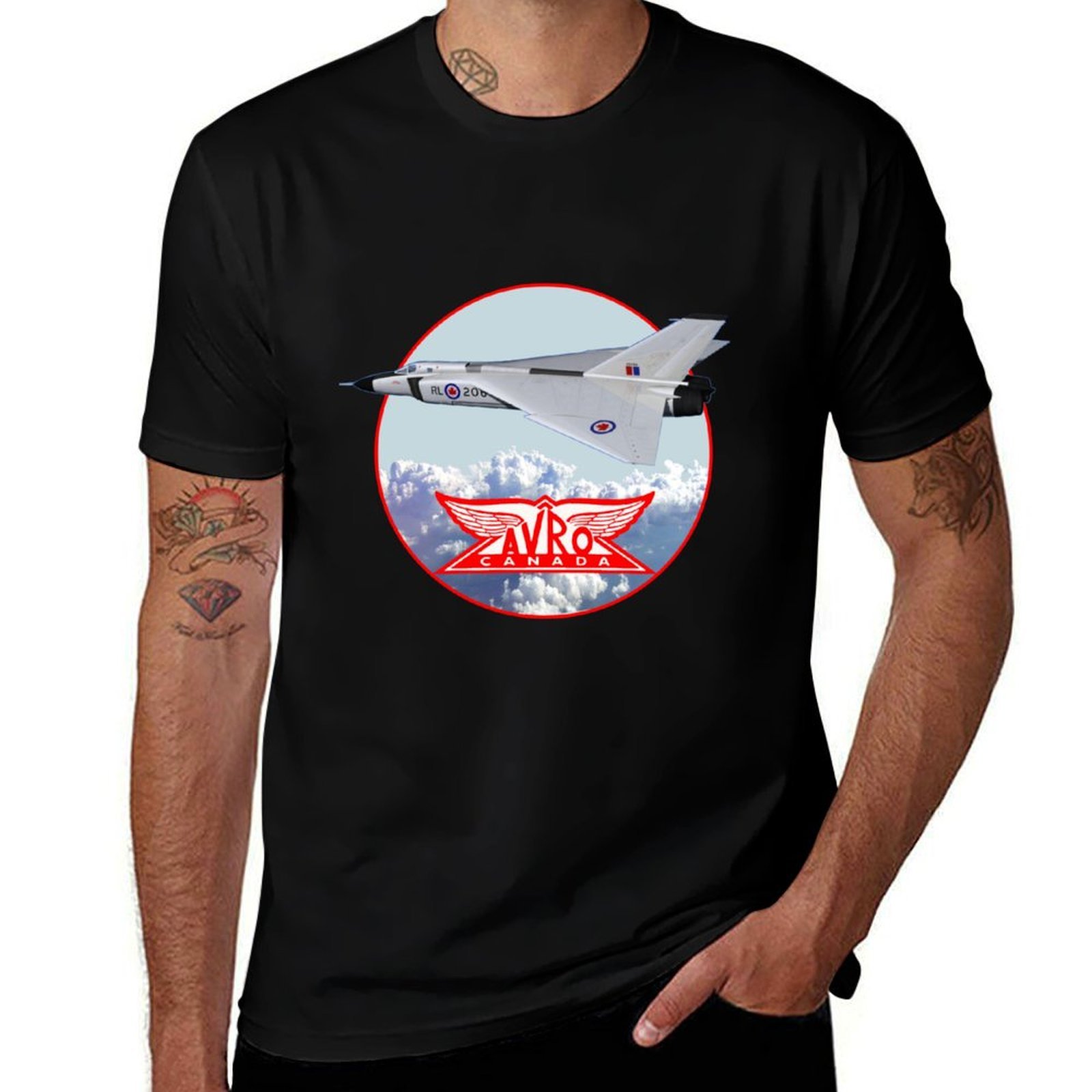 Street Fashion Canada - Avro Arrow Avro Canada 티셔츠 스트리트