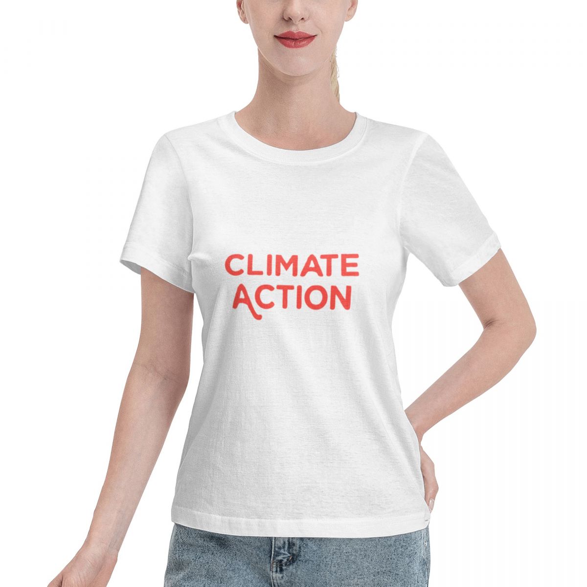 Street Fashion Now - Wardrobe Essential CLIMATE ACTION NOW 여성용