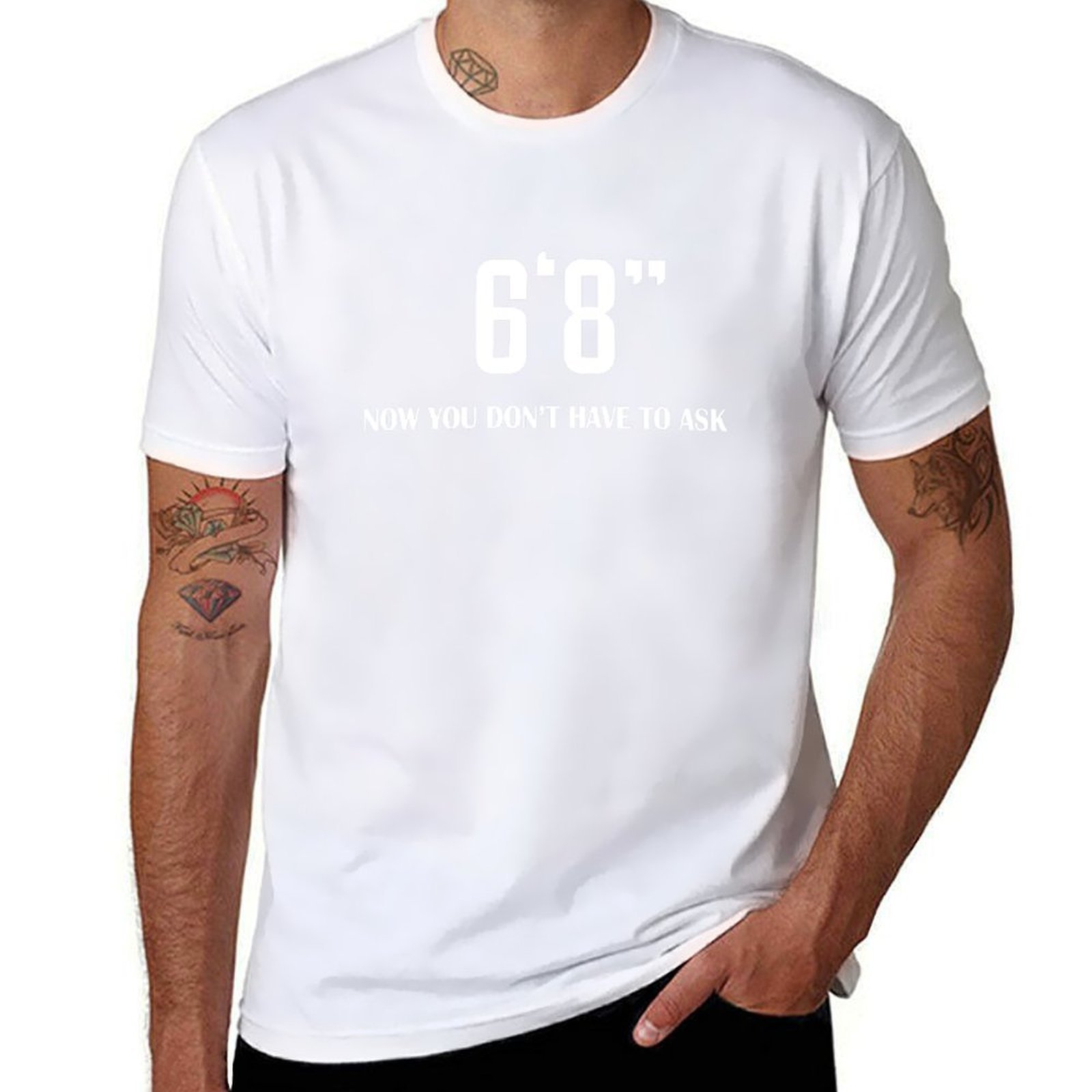 Street Fashion Now - 6'8인 사람들을 위한 문제 없는 상품입니다.