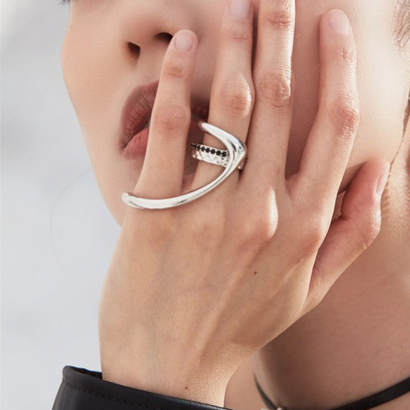 VENTFILLE 925 스털링 실버 지르콘 더블 레이 - Street Fashion Rings 리뷰 및 가격
