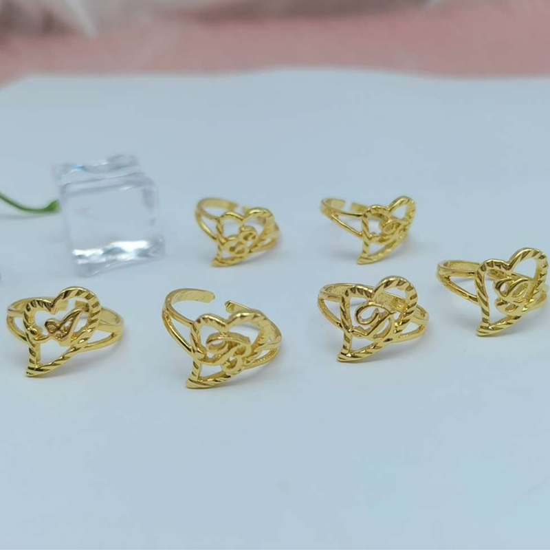 Duoying 사용자 정의 초기 반지 성격 힙합 반지  - Street Fashion Rings 리뷰 및 가격
