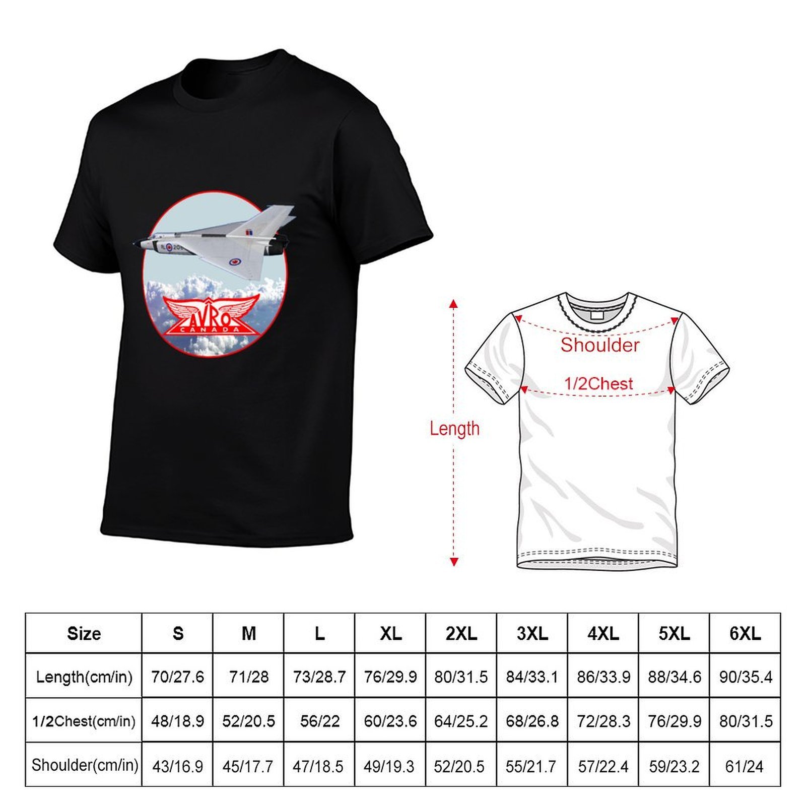 Avro Arrow Avro 캐나다 티셔츠 스트리트 패 - Street Fashion Canada 리뷰 및 가격