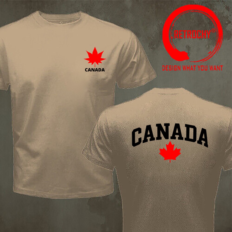 캐나다 레터 프린트 재미있는 디자인 캐나다 레터 프린트 - Street Fashion Canada 리뷰 및 가격