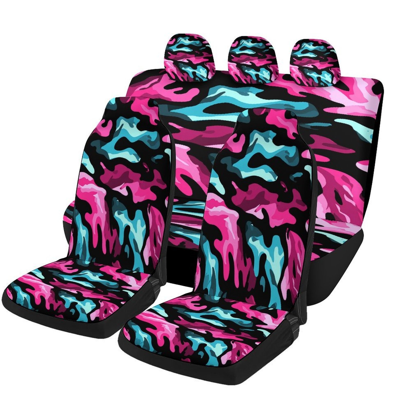다채로운 카모 패턴 디자인의 자동차 시트 커버 세트(대 - Camo Pattern Set 리뷰 및 가격