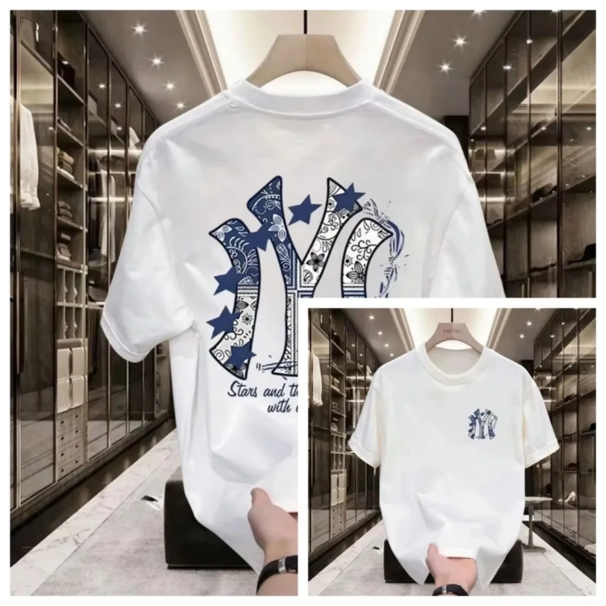 남성 프린트 반팔 티셔츠 2026 새로운 트렌드 - 편 - Parade Fashion Street 리뷰 및 가격