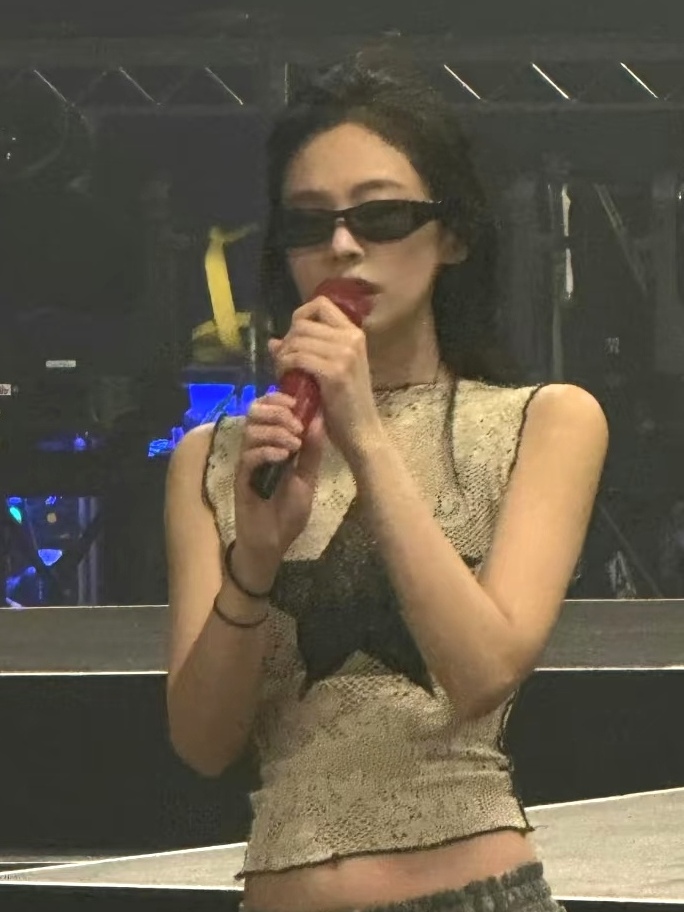 제니 콘서트 빈티지 스몰 프레임 선글라스 스트리트 스타 - Street Fashion Pose 리뷰 및 가격