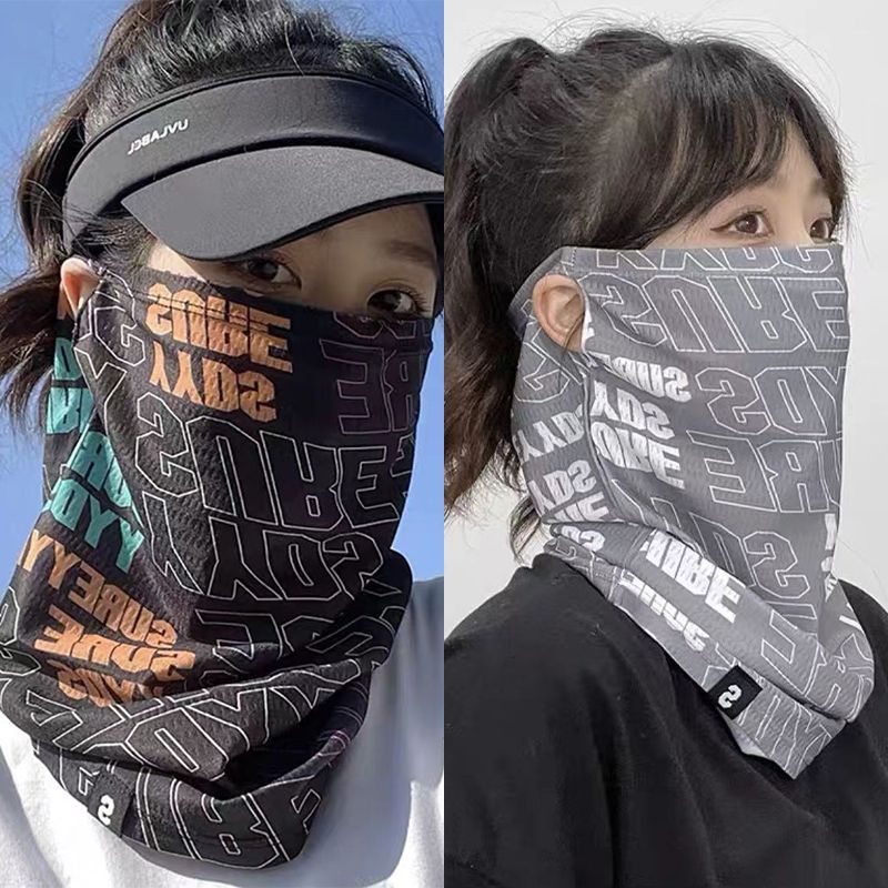 남성 여성을위한 패션 선 스크린 마스크 여름 얼굴 목  - Street Fashion Rings 리뷰 및 가격