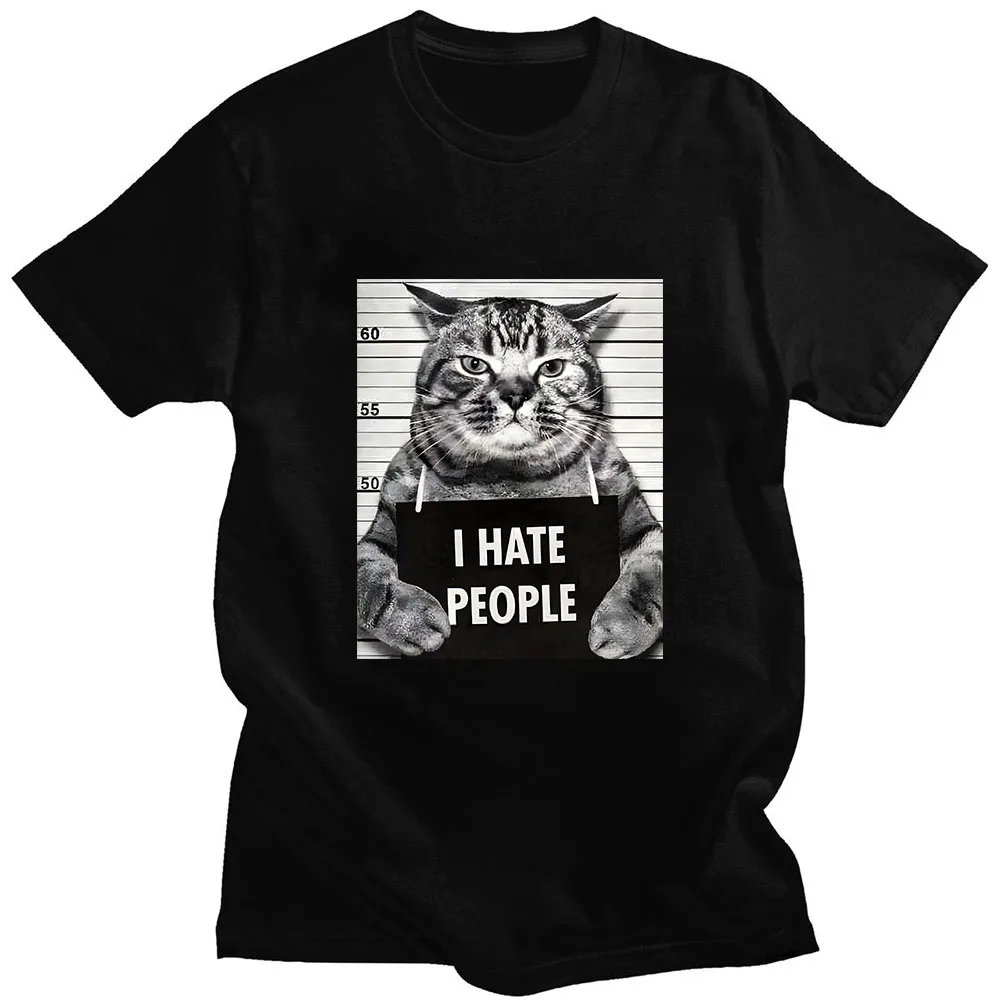아시아 사이즈I Meow 프린트 티셔츠 재미있는 고양이 - Street Fashion Asian 리뷰 및 가격