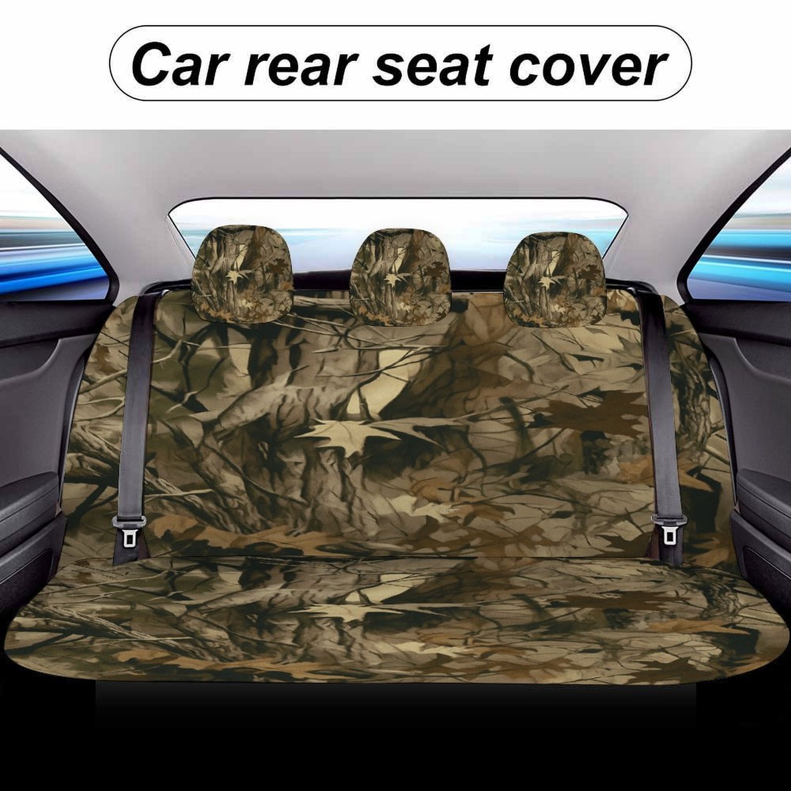 대부분의 자동차에 적합한 숲 위장 패턴 테마의 카시트  - Camo Pattern Set 리뷰 및 가격
