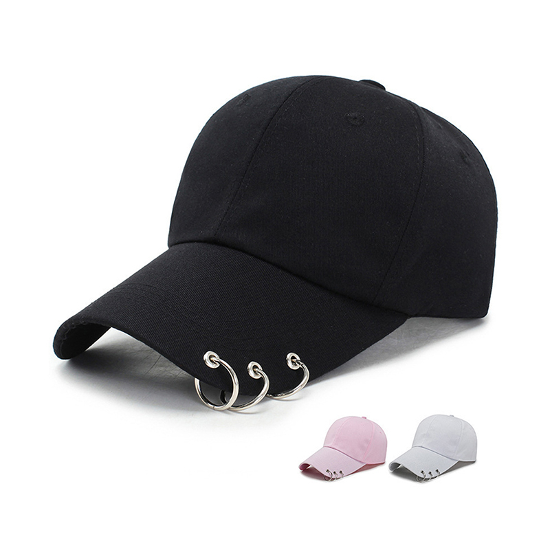 새로운 힙합 여성용 야구 모자, 링 원형 스냅백 모자, - Street Fashion Rings 리뷰 및 가격