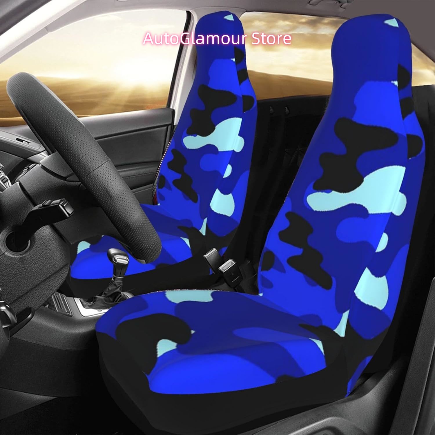 군인 블루 카모 패턴 유니버설 카시트 커버 2피스 세트 - Camo Pattern Set 리뷰 및 가격