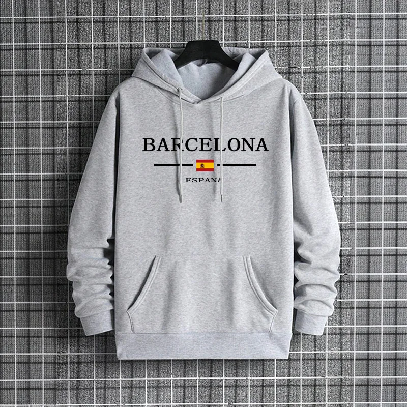 남성 가을/겨울 트렌디 캐주얼 스트리트 스타일 후디,  - Street Fashion Barcelona 리뷰 및 가격
