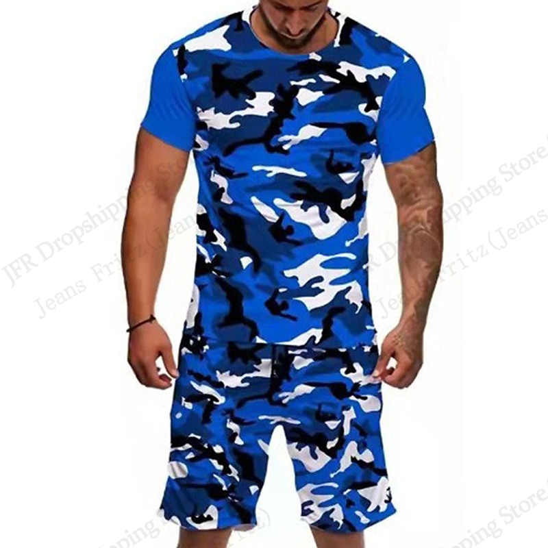 남성 세트 티셔츠 카모 위장 3d 프린트 세트 남성 패 - Camo Pattern Set 리뷰 및 가격