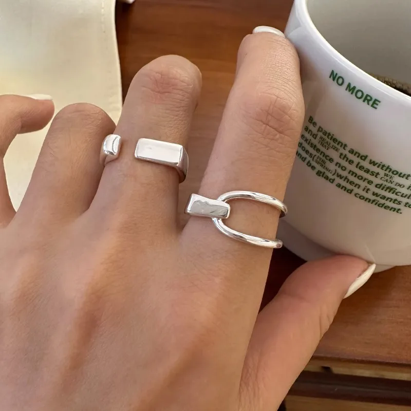 VENTFILLE 925 스털링 실버 반지 INS 패션 - Street Fashion Rings 리뷰 및 가격