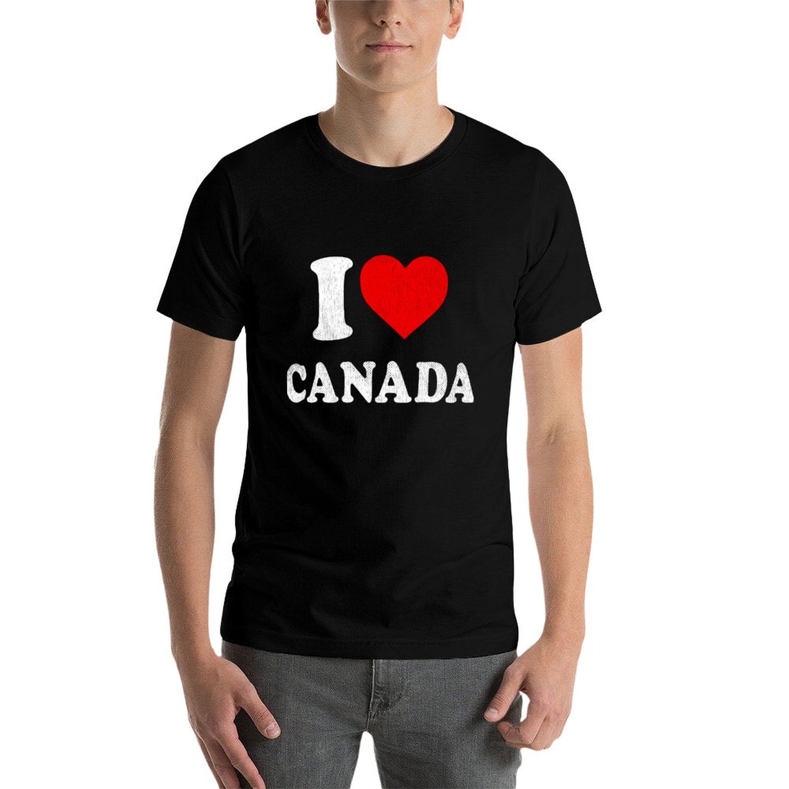 I Love Canada 티셔츠 기념품 I Heart  - Street Fashion Canada 리뷰 및 가격