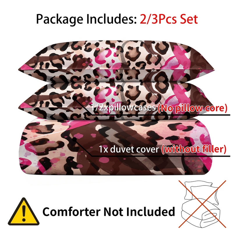 핑크 레오파드 카모 패턴 이불 커버 세트(이불 커버 1 - Camo Pattern Set 리뷰 및 가격