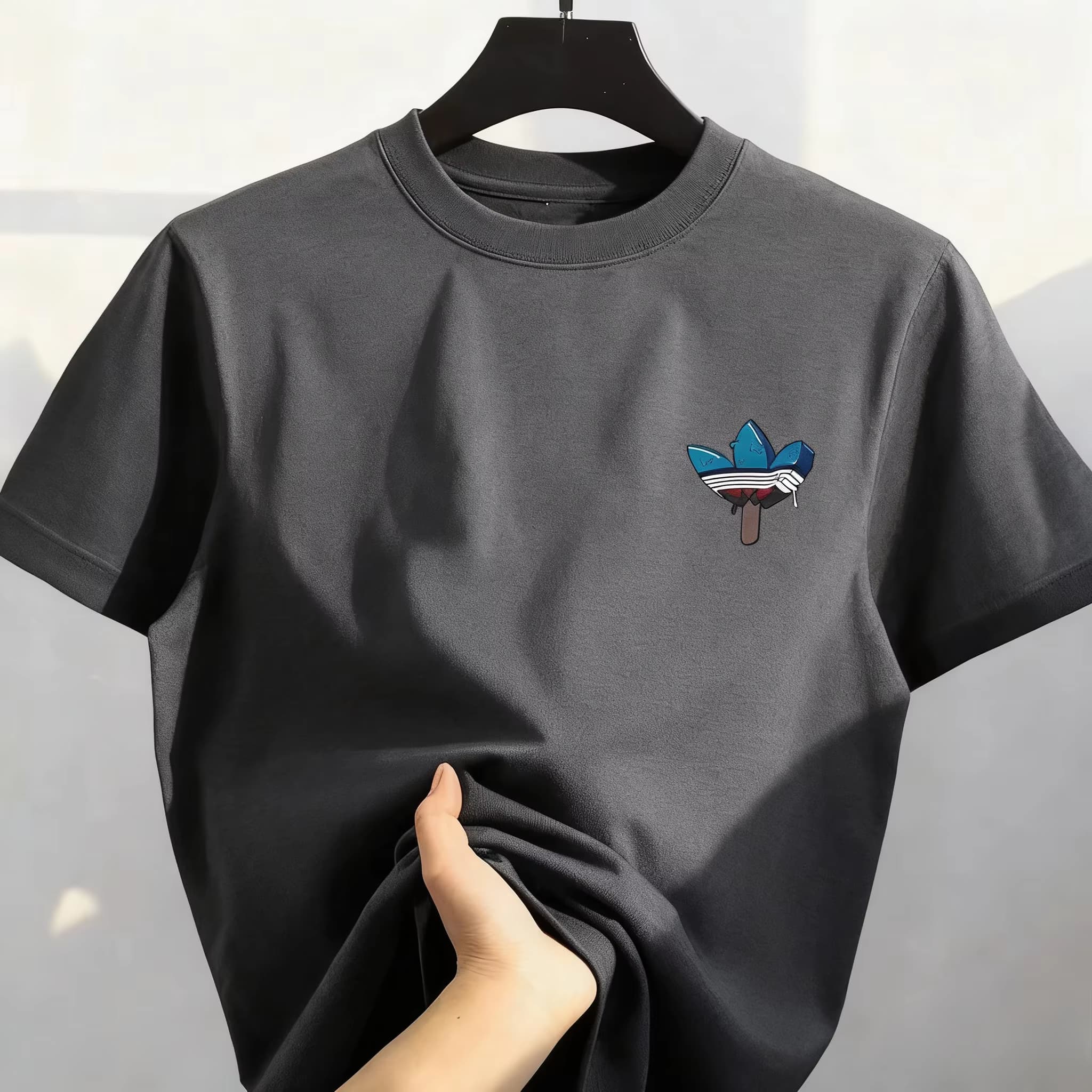 2026년 베스트셀러 한국 스트릿 순면 만화 프린트 라 - Street Fashion Co 리뷰 및 가격